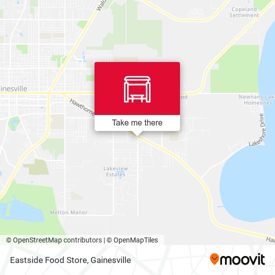 Mapa de Eastside Food Store