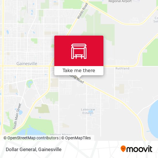 Mapa de Dollar General