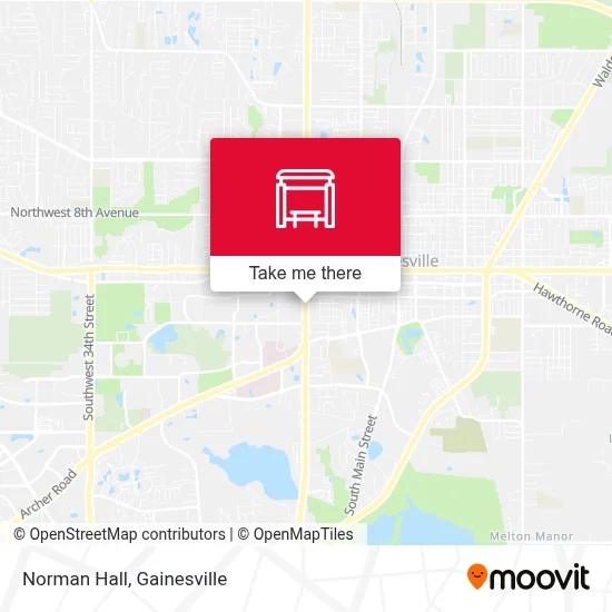 Norman Hall map