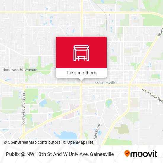 Publix @ NW 13th St And W Univ Ave map