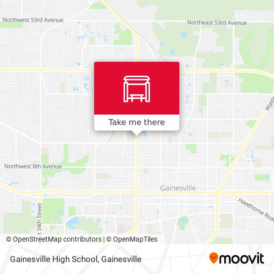 Gainesville High School map