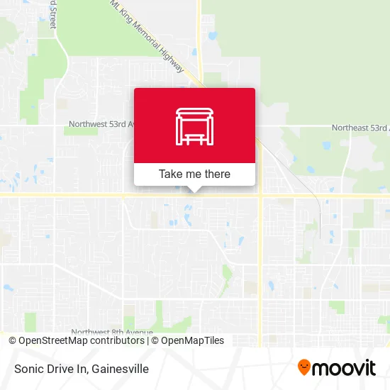 Sonic Drive In map