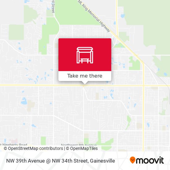 Mapa de NW 39th Avenue @ NW 34th Street