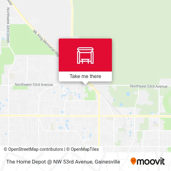 Mapa de The Home Depot @ NW 53rd Avenue