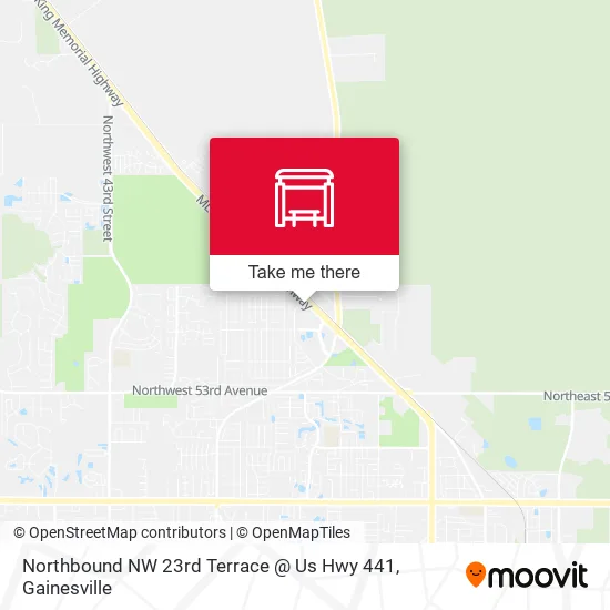 Northbound NW 23rd Terrace @ Us Hwy 441 map