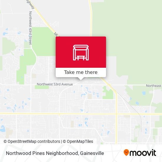 Northwood Pines Neighborhood map
