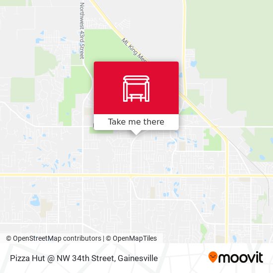 Pizza Hut @ NW 34th Street map