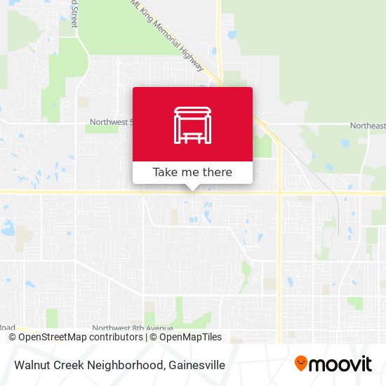 Walnut Creek Neighborhood map