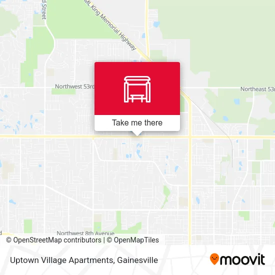 Mapa de Uptown Village Apartments