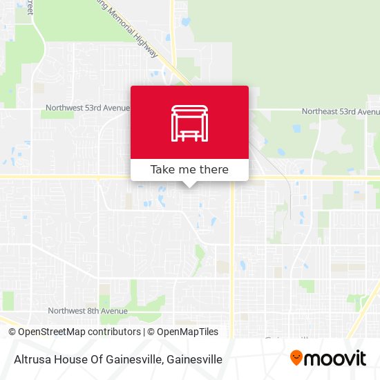Mapa de Altrusa House Of Gainesville