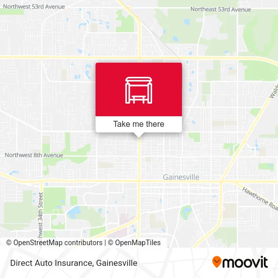 Direct Auto Insurance map
