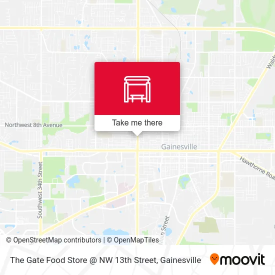 The Gate Food Store @ NW 13th Street map