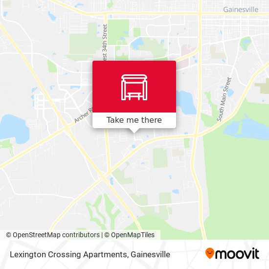 Mapa de Lexington Crossing Apartments
