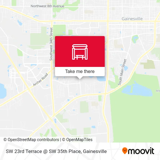 Mapa de SW 23rd Terrace @ SW 35th Place