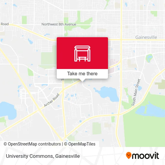 Mapa de University Commons