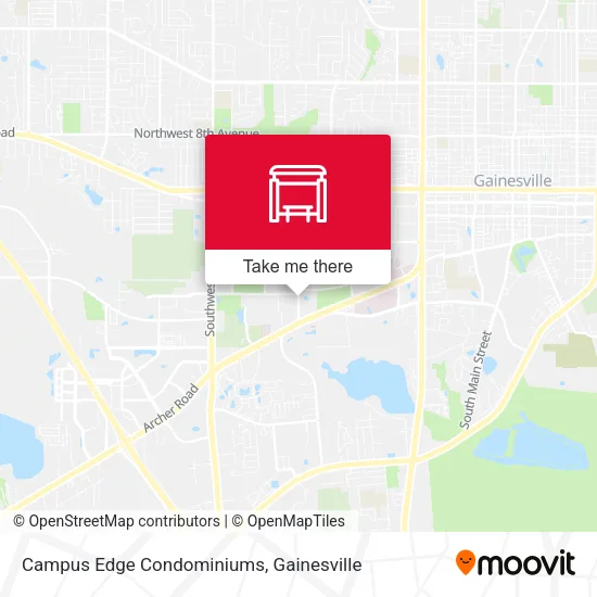 Mapa de Campus Edge Condominiums