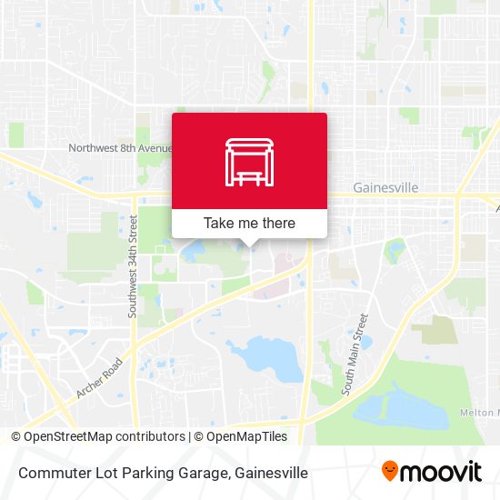 Mapa de Commuter Lot Parking Garage