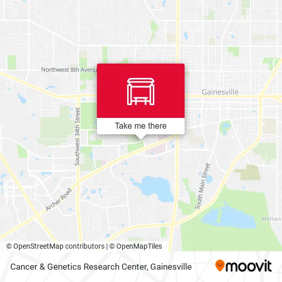 Mapa de Cancer & Genetics Research Center