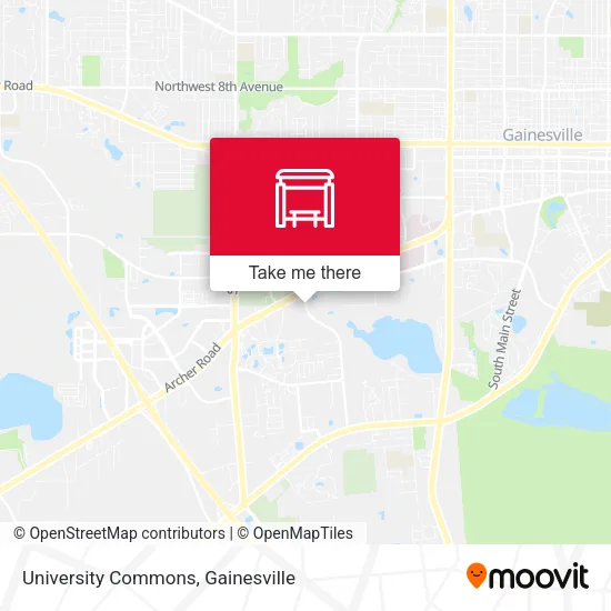 Mapa de University Commons