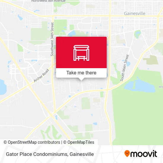 Mapa de Gator Place Condominiums