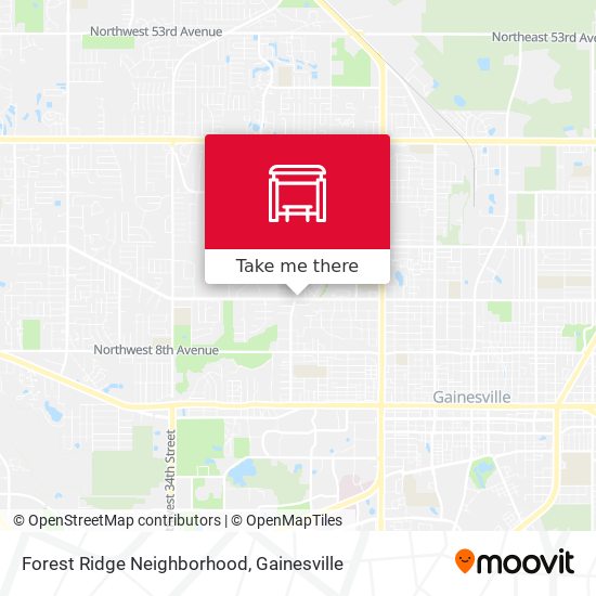 Forest Ridge Neighborhood map