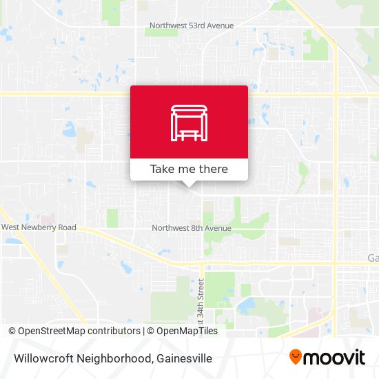 Willowcroft Neighborhood map