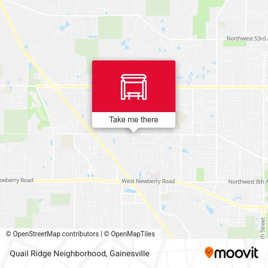 Quail Ridge Neighborhood map