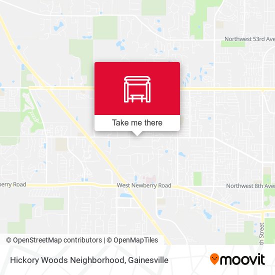 Mapa de Hickory Woods Neighborhood