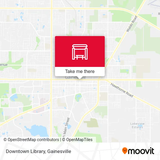 Downtown Library map