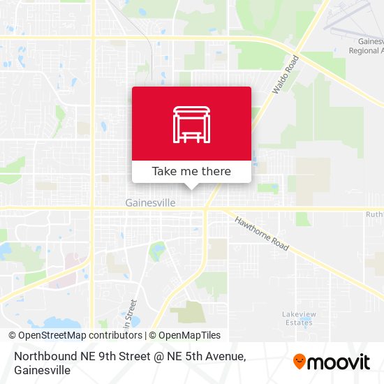 Northbound NE 9th Street @ NE 5th Avenue map