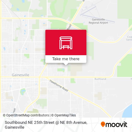 Southbound NE 25th Street @ NE 8th Avenue map