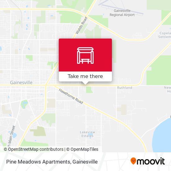 Pine Meadows Apartments map