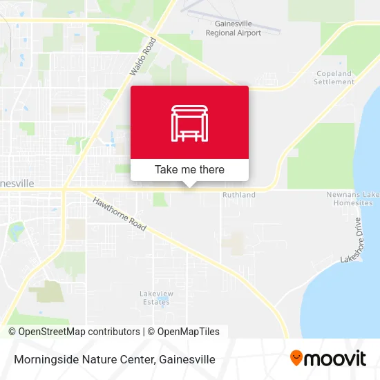 Mapa de Morningside Nature Center