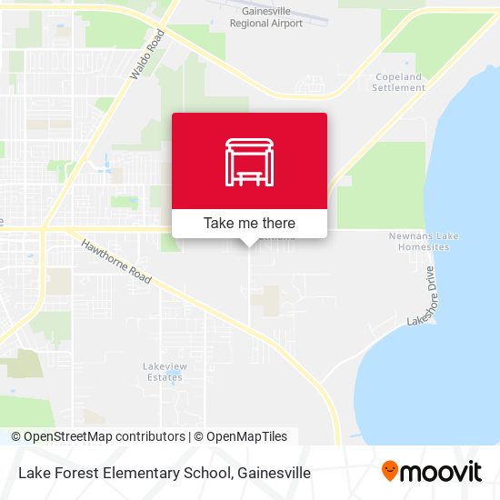 Lake Forest Elementary School map