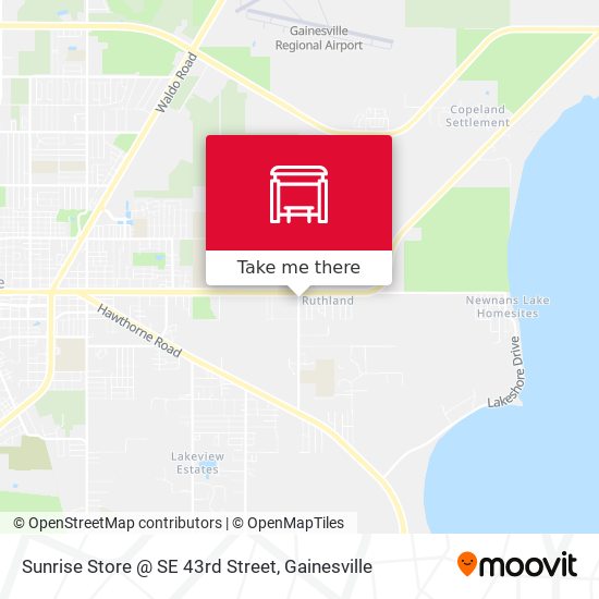 Sunrise Store @ SE 43rd Street map