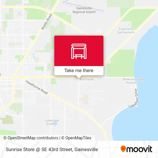 Mapa de Sunrise Store @ SE 43rd Street