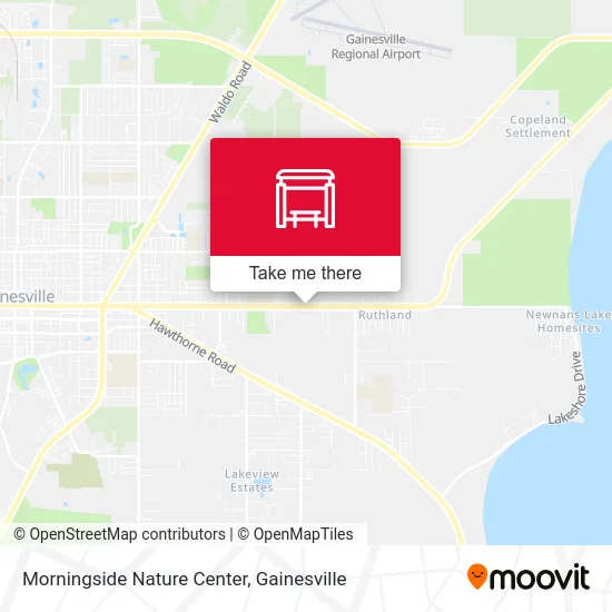 Morningside Nature Center map