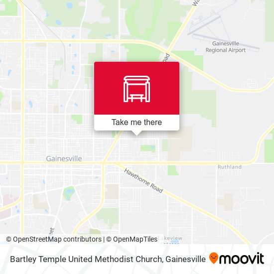Bartley Temple United Methodist Church map