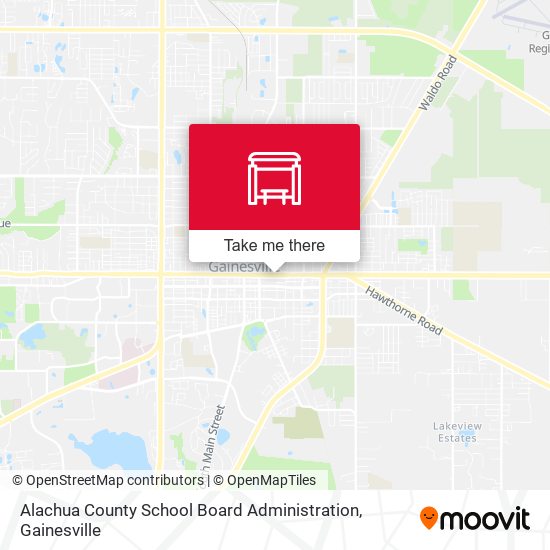 Alachua County School Board Administration map