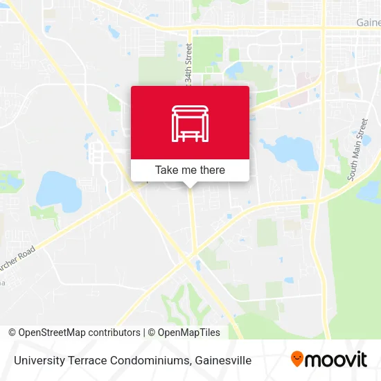 Mapa de University Terrace Condominiums