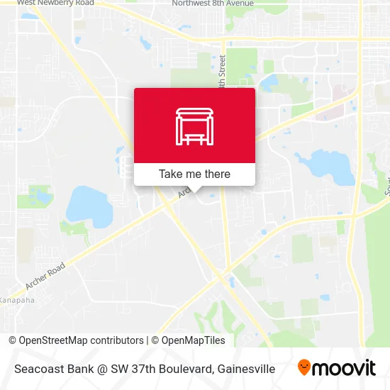 Mapa de Seacoast Bank @ SW 37th Boulevard