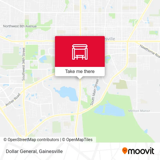 Mapa de Dollar General