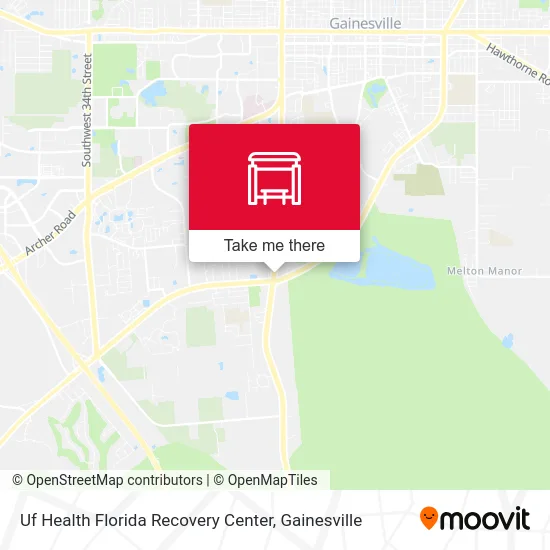 Mapa de Uf Health Florida Recovery Center