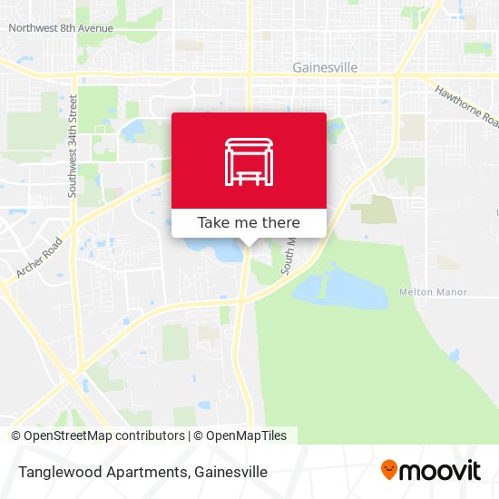 Tanglewood Apartments map