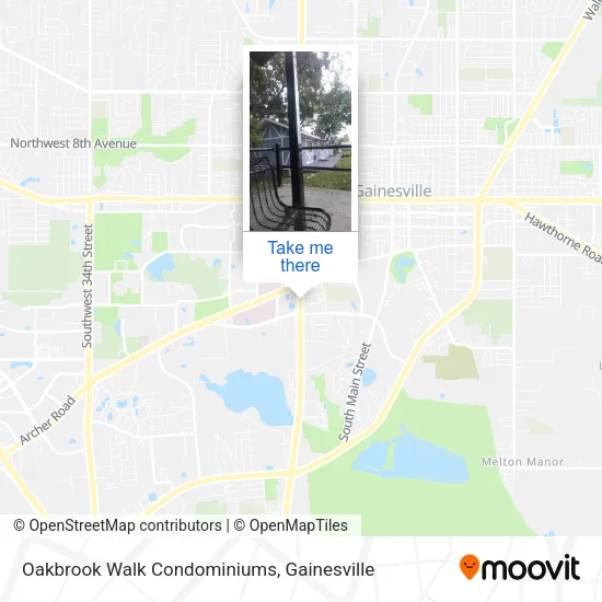 Mapa de Oakbrook Walk Condominiums