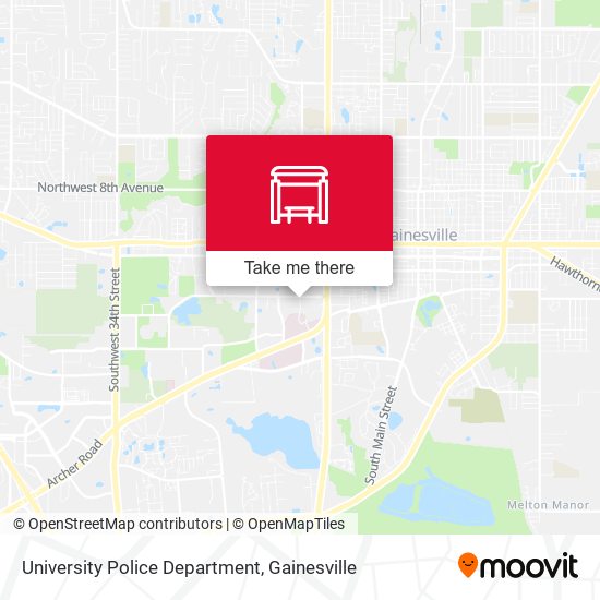 University Police Department map