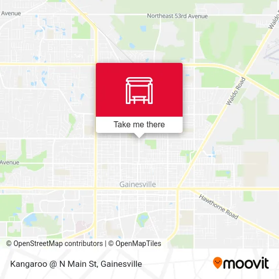 Mapa de Kangaroo @ N Main St