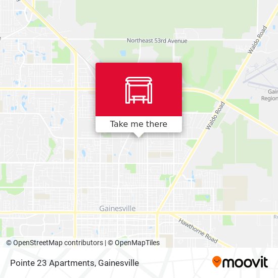 Pointe 23 Apartments map