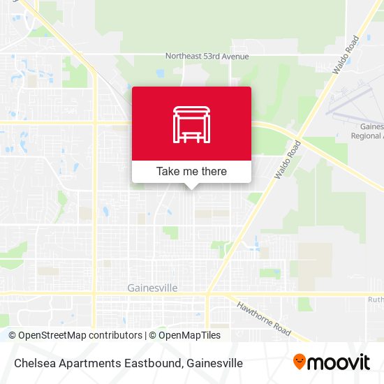 Chelsea Apartments Eastbound map