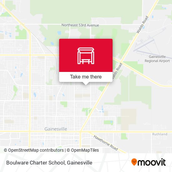 Boulware Charter School map